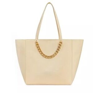 Rebecca Minkoff Large Latte‎ Caramel Beige Simple Chain Tote Large Bag NWT